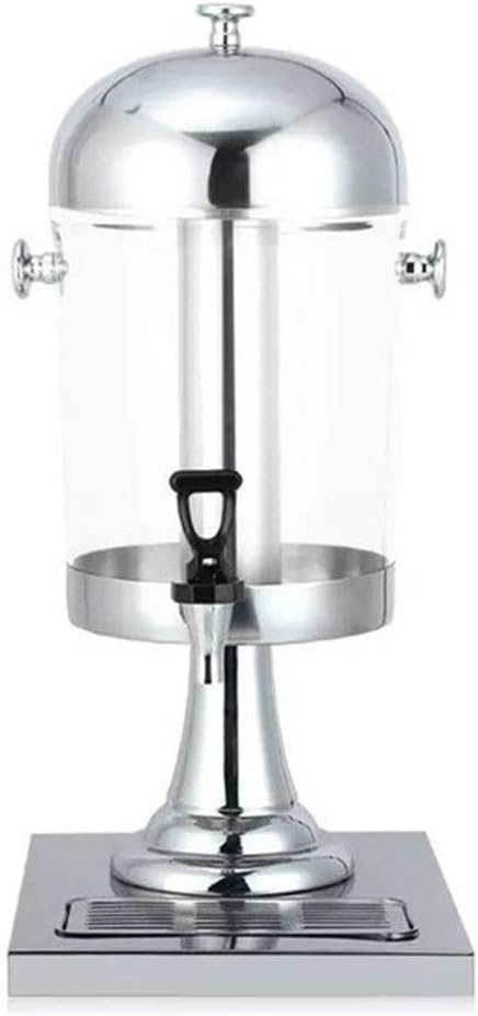 Beverage Dispenser Machine Single Bowl Orange Juice, Commercial Beverage Machine Spray Cooling Vending Machine Juice Drink Self Service Drink Machine Color: Silver, Size: 26x34.5x58cm