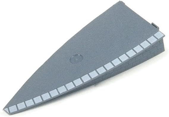 Hornby R464 OO Gauge Platform Ramp, Model Train Accessories for Adding Scenery, Dioramas, Woodland, Buildings and More to 00 Gauge Model Railway - 1:76 Scale, Grey