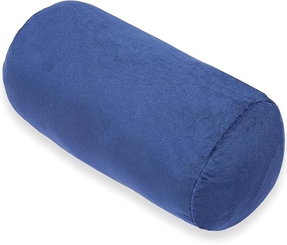 Body Pillow for Adults Full Body Pilllow for Sleeping Long Round Cervical Pillow Bolster Side Sleeper Pillow with Cover (Blue 40 x 15 cm)