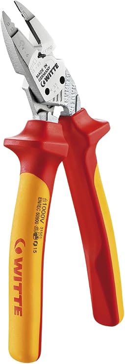 WITTE VDE 31501 1000V Insulated Heavy Duty Multi-Function Side Cutter