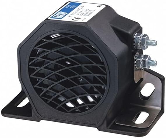 Ecco Backup Alarm, Fixed, Tonal, 97 dB Max, 12V DC, 97 dB Min, Black 510 - 1 Each