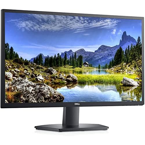 Dell 27 inch Monitor FHD 16:9 with Comfortview TUV-Certified, 27 Computer Monitors, 75Hz Refresh Rate, 16.7 Million Colors, Anti-Glare with 3H Hardness, Black 1-Pack