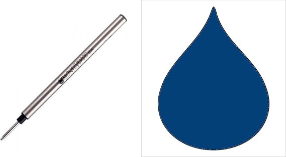 K231BB Monteverde Refill for Rollerball Pen-Dark Blue (Pack of 2)
