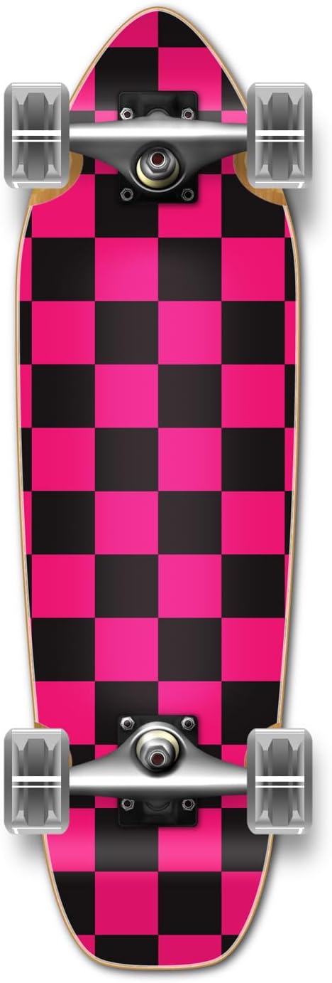 YOCAHER New Complete Longboard- Mini Cruiser- Banana Cruiser 27" X 8"