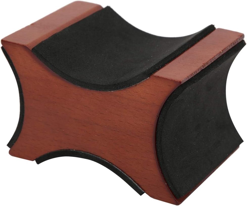 Bnineteenteam Mahogany Neck Rest Support, Universal Desktop Stand Musical Instrument Repair Tool