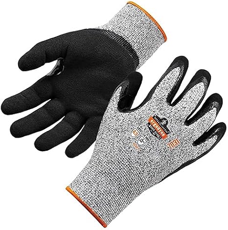 Proflex 17885 Nitrile-Coated Cut-Resistant Gloves Gray - Extra Large