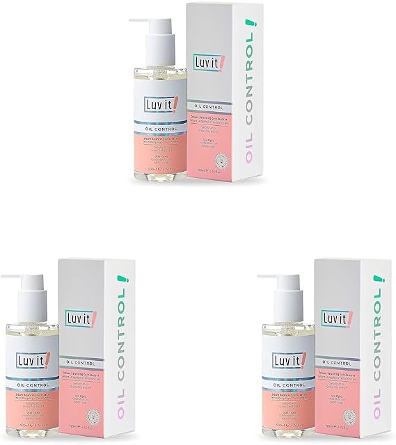 Luv it! Sebum Dengeleyici Temizleme Jeli (3 paketi)