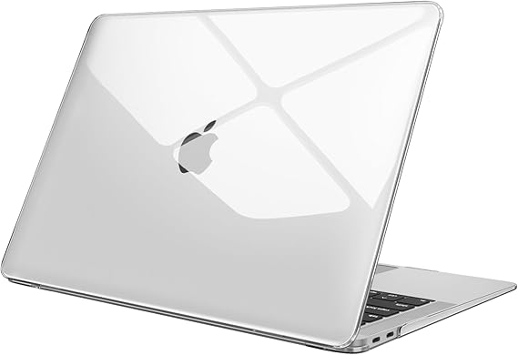 Fintie Case for MacBook Air 13 Inch A2337/A2179/A1932, Crystal Clear | Air 13.3'', 2018-2022, M1, Snap-On Shell Cover, Full Port Access, Easy On/Off, Lightweight