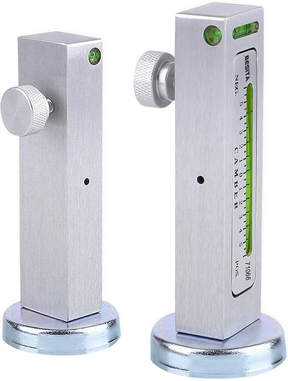Adjustable Magnetic Gauge Tool Camber Alignment Tool Strut Wheel Alignment Tool for Truck Car RV Tire Repair(1pcs)