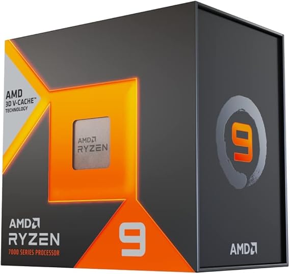 AMD Ryzensets 9 7900X3D Processor with 3D V cache technology (Integrated radeon graphics, 12cores/24threads, 120W TDP, Socket AM5, Cache 140MB, up to 5.6 GHz max boost, no cooler