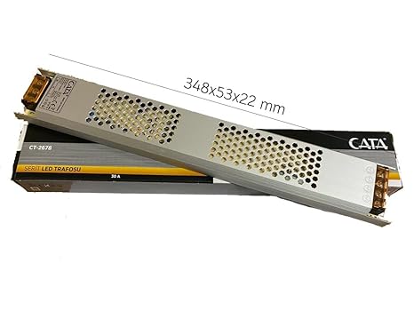 Cata Ct-2678 30 Ampere Slim(Faneless) Led Transformer (360W)