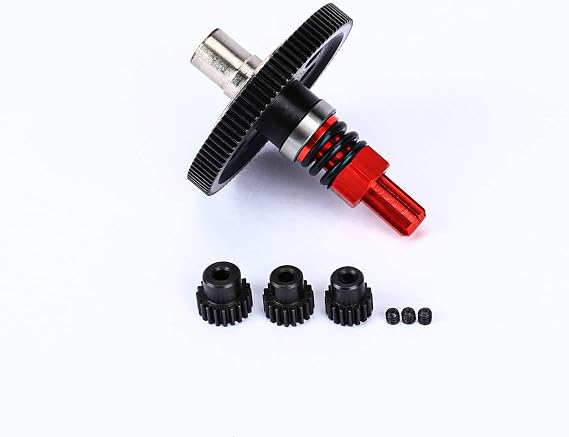 RCAWD 40Cr 91T Slipper Spur Gear Set & 17T 18T 20T Pinion Gear for 1/10 Big Rock Granite Senton Vorteks 3S & 1/8 Typhon 3S, 60% Upgrade #ARA311111#ARA311000#ARA311080#ARA311003