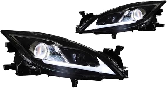 Car Styling Headlights Compatible for Mazda 6 ATENZA 2009-2016 LED Headlight LED DRL Hid Head Lamp Angel Eye Bi LED Accessories