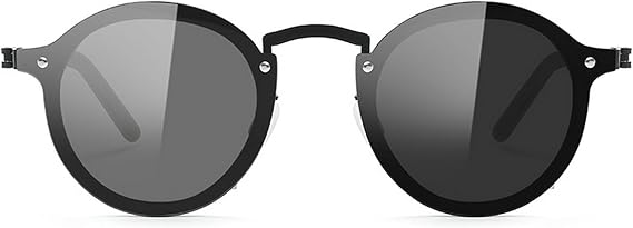 Adjustable Sunglasses Men ND Filter Glasses ND9 Speed Dimming Sun Glasses Round Polarized Fishing Driving Eyewear 2025