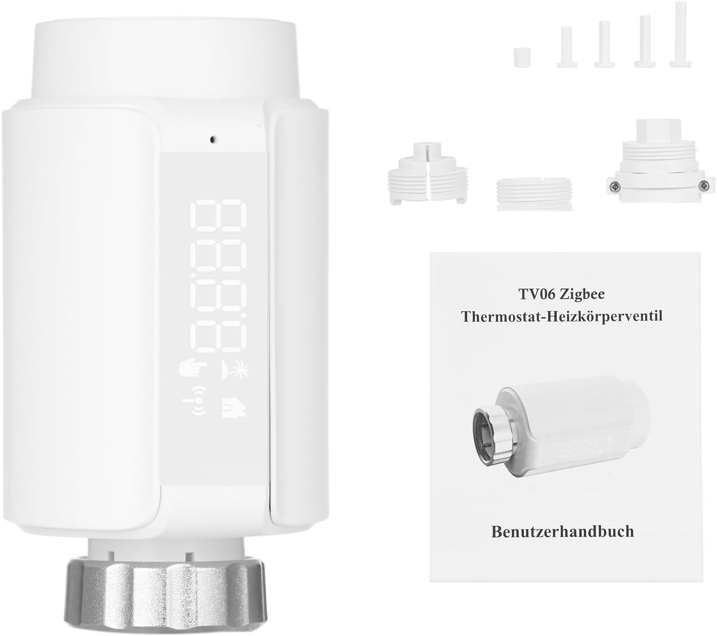 Thermostatic Radiator Valve Smart Radiator Valve Intelligent Thermostat Valve Supporting Mobile App Control Radiator Controller