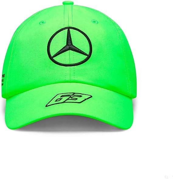 Mercedes AMG Petronas Formula One Team - 2023 George Russell Driver Hat - Neon Green - Unisex - Size: One Size