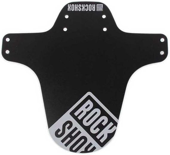 RockShox MTB Fender, Short Zip Tie, Black w/Pike ULT Silver