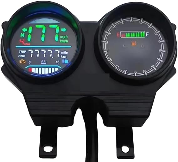 Odometer Digital Tachometer Motorcycle Application:Motorcycle Speedometer Gauge Odometer Panel for HAOJUE Xpress 125 HN150-45 Meter Gauge Meter Assembly