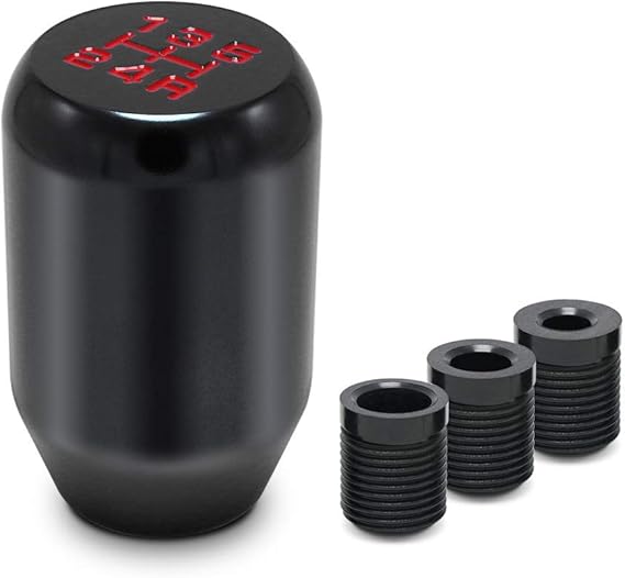 Weighted Racing JDM Type-R Style 5 Speed Manual Universal Gear Shift Knobs Fit Compatible with Mazda Tacoma STi Nismo 2004 Honda Accord Subaru WRX Toyota TRD