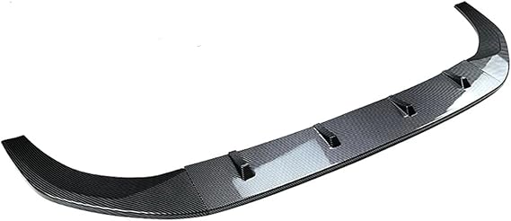 Compatible for VW Golf MK8 8 GTI GTD GTE R-Line 2020-2023 Front Bumper Lip Spoiler Maxton Style Diffuser Splitter Chin Trims(Carbon Look)