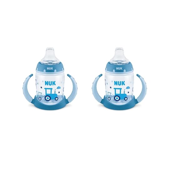 NUK Silicone Learner Cup Sea Creatures -Boys,5-Ounce (2 Count)