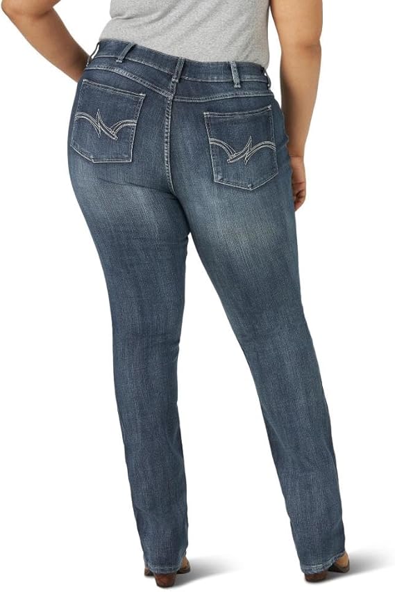 Wrangler Women's Plus Size Straight Leg Jean