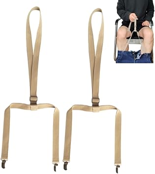 2PCS Clip and Pull Dressing Aid,Dressing Aid for Pants, Dressing aids for Disabled and Elderly, Seniors, Handicap People, Pregnant Women (Khaki)