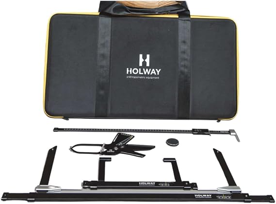 Complete Anthropometry Kit -Level 2 - with Skinfold Caliper, Small Bone Caliper, Large Sliding Bone Caliper, Segmometer, Headsquare - Aluminum