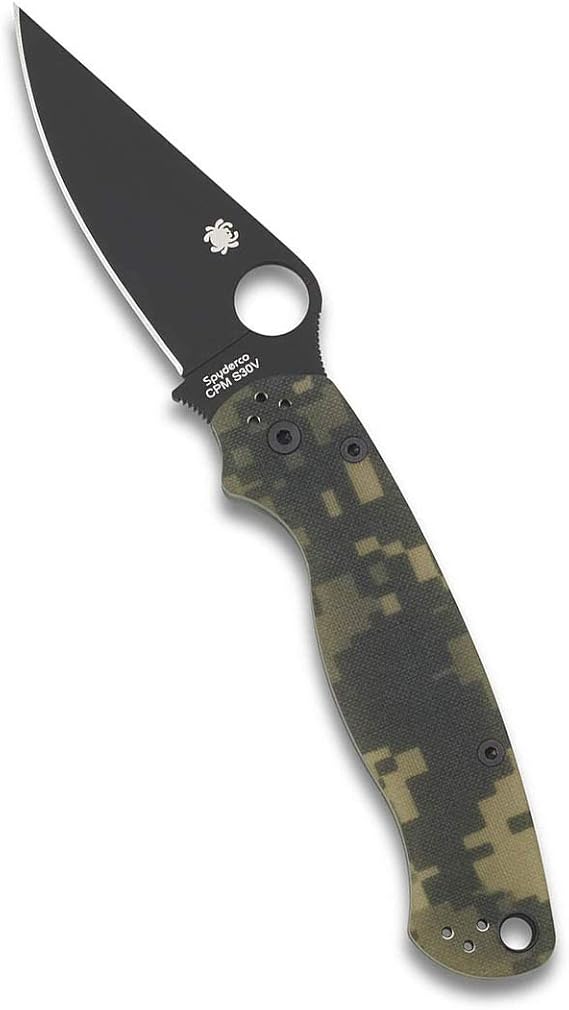 Paramilitary 2 Camo G-10 Black Blade