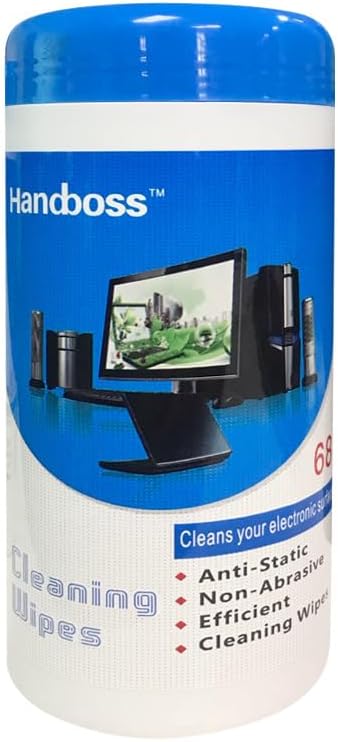 Electronics Wipes (68 PACK), Touch Screen Pre-Moistened Cleaning Wipes, Screen Cleaner Great for Camera Lens, Tablets, Laptops, Computers,Keyboards,TVs,Phones,Monitors and More