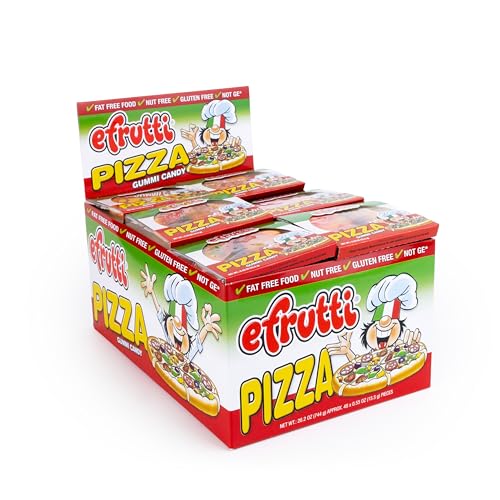 E Frutti Gummi Candy Pizza - 48S, .6-Ounce Pack of 48