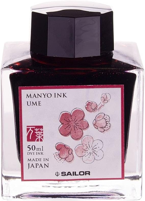 Sailor, Manyo Ink, 50ml Bottle, Ume, 132009210
