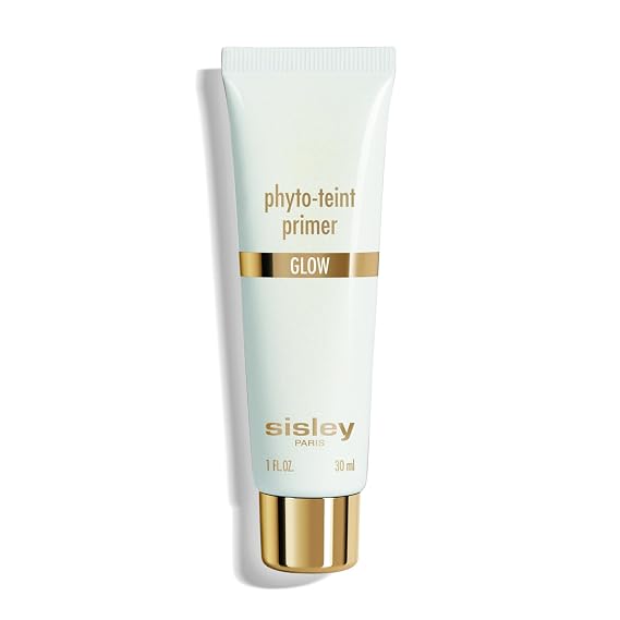 Sisley Paris Phyto-Teint Primer Glow - Iridescent Primer for Long-Lasting, Luminous Complexion - Non-Greasy, Non-Sticky, Lightweight Cream Texture - Prolongs Makeup - Non-Comedogenic - 30 mL
