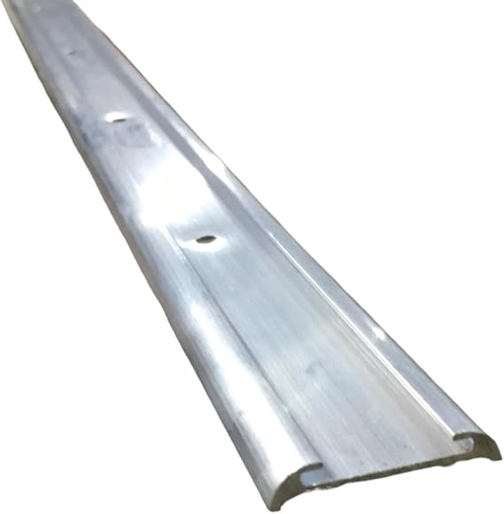 RV Insert Roof Flat Trim | Aluminum | Mill Finish | 93" Length | Made in The USA (5 Count)