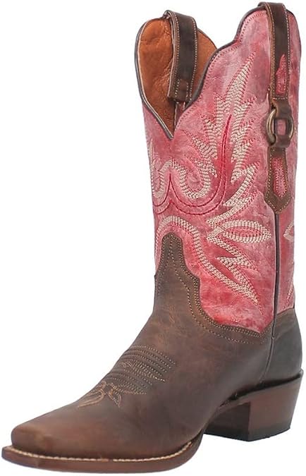 Dan Post Women's Women'S Tamra Western Boot Square Toe Brown 8 1/2 M US