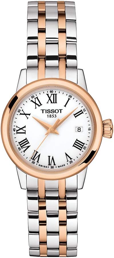 Tissot Classic Dream Stainless Steel Dress Watch Rose Gold T1292102201300