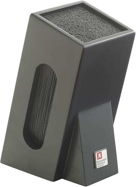 Richardson Sheffield R164HSRC58846 Knife Block with Brush Insert Unequipped Black