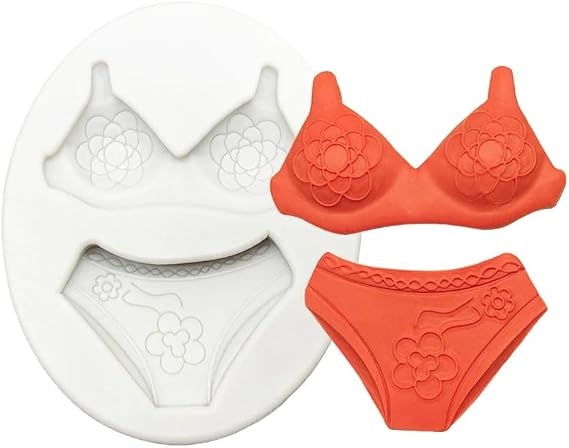 Bra Underwear Silicone Sugarcraft Mold Resin Tools Cupcake Baking Mould Fondant Cake Decorating Tools