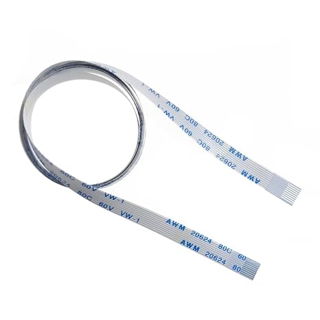 Tpye A 10Pin 0.5mm Pitch FPC FFC Flexible Flat Cable AWM 20624 80C 60V VW-1 5/10/20/30/40/50/60/70/80/100cm Pack of 10 (20cm)