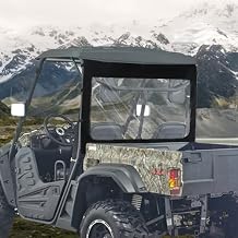 Axis 500/700 Rear Window Soft Windshield,UTV Back Window with Zipper Open Compatible with Hisun 500 700 Massimo MSU 500 700 Co leman 500 700 UTV Accessories Protect Cab