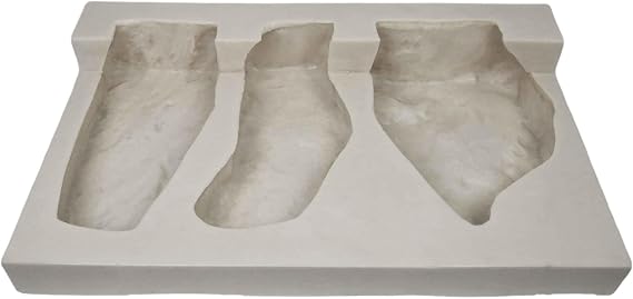 Masonry Stone Veneer Rubber Mold for Concrete, Fieldstone Corner Mold, Version 1