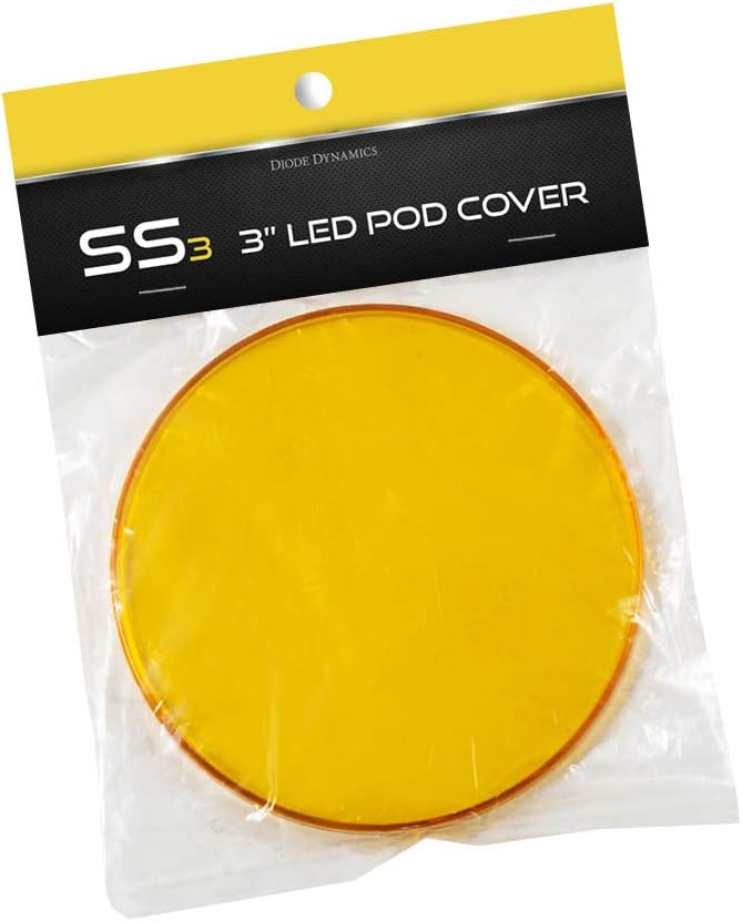 Diode Dynamics SS3 LED Pod Cover Yellow Round