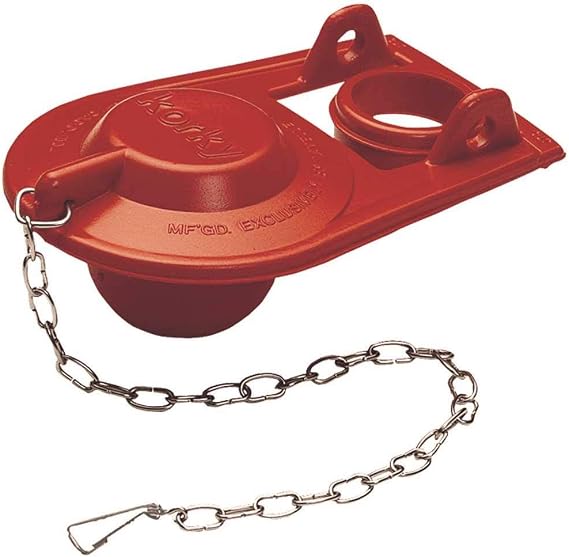 Korky 2000BP Classic Plus Flapper, Red