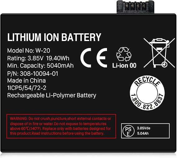 SHENMZ W-20 Battery for NETGEAR Nighthawk 5G WiFi 6 Mobile Hotspot Pro by AT&T W-20 MR5100 MR5200, MR5200-100EUS Higher Capacity Replacement Battery