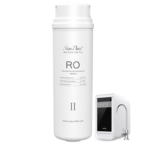 SimPure Q3-600 RO Filter Replacement Cartridge,Only for SimPure Q3-600 Reverse Osmosis System, Not for SimPure Q6/Y7/T1-400 RO System