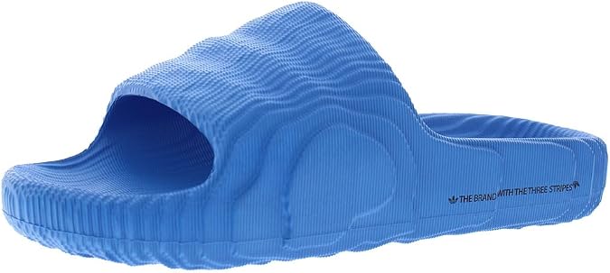 adidas Originals ADILETTE 22 SLIDES Men ID7956 (Blue/BLACK/BLAC), Size 5
