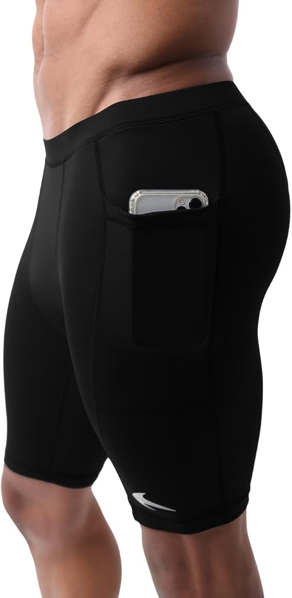 CompressionZ Men Compression Shorts for Running, Workout Baselayer Spandex