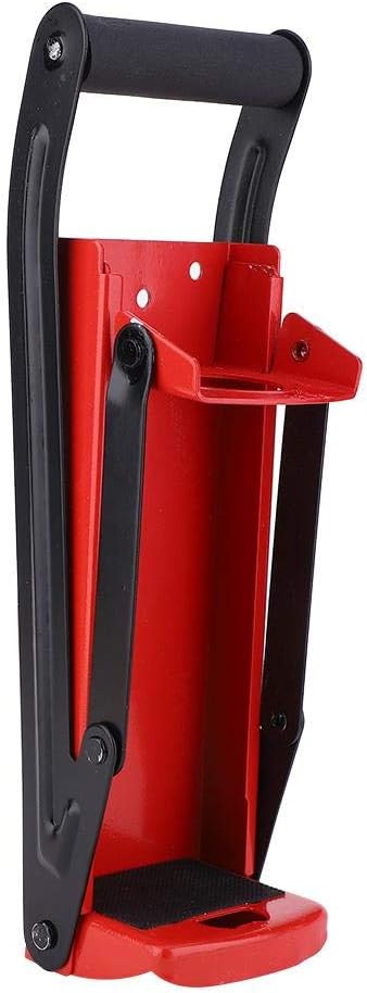 Can Crusher 500ML, Smasher with Red Steel Rubber Handle Plastic Bottle Recycling Tool with Opener, to Use and Convenient