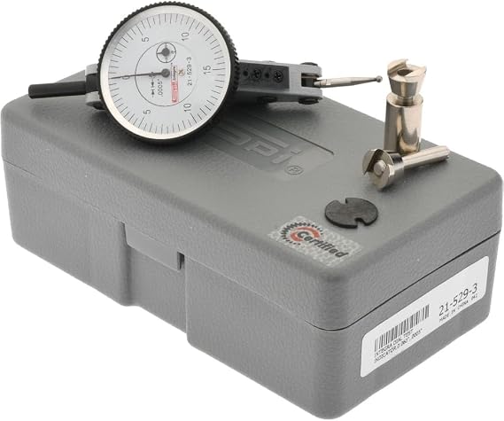 SPI 21-529-3 Dial Test Indicator, 0" - 0.06" Range, 0.0005" Grad, 0-15-0 Reading