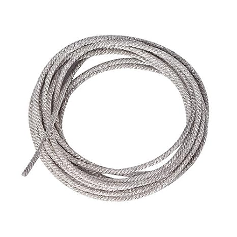 32 Strands Silver Plated Speaker Wire Leads High Temperature Twisted Copper Subwoofer Wire Cable Repair(2M)